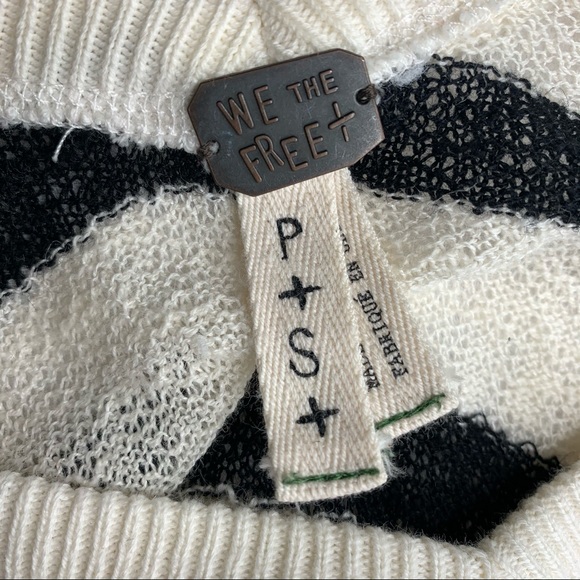 We the Free People Striped Lightweight Sweater - Picture 2 of 10
